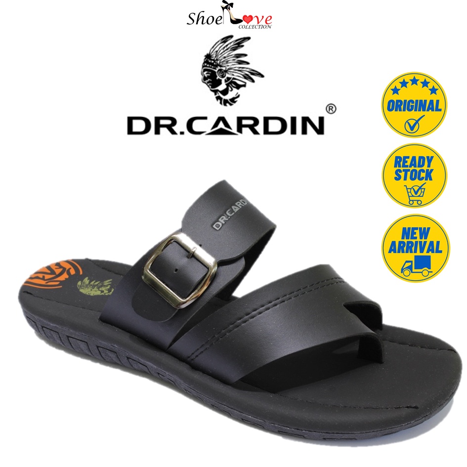 🌟READY STOCK🌟 Selipar Sandal Lelaki Dr Cardin Men Casual Faux Leather ...