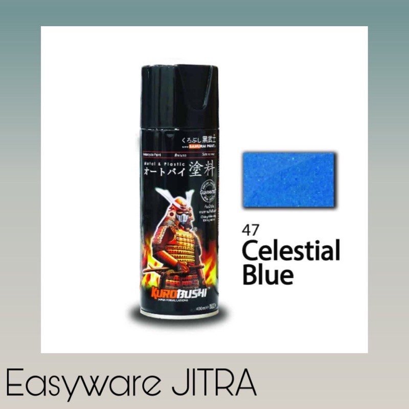 SAMURAI 47 METALLIC CELESTIAL BLUE Spray paints 400ML ( SAMURAI PAINT SPRAY / SAMURAI SPRAY