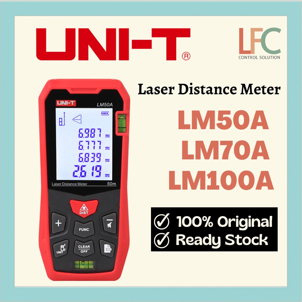 Uni-T LM50A LM70A LM100A Laser Distance Meter | Shopee Malaysia