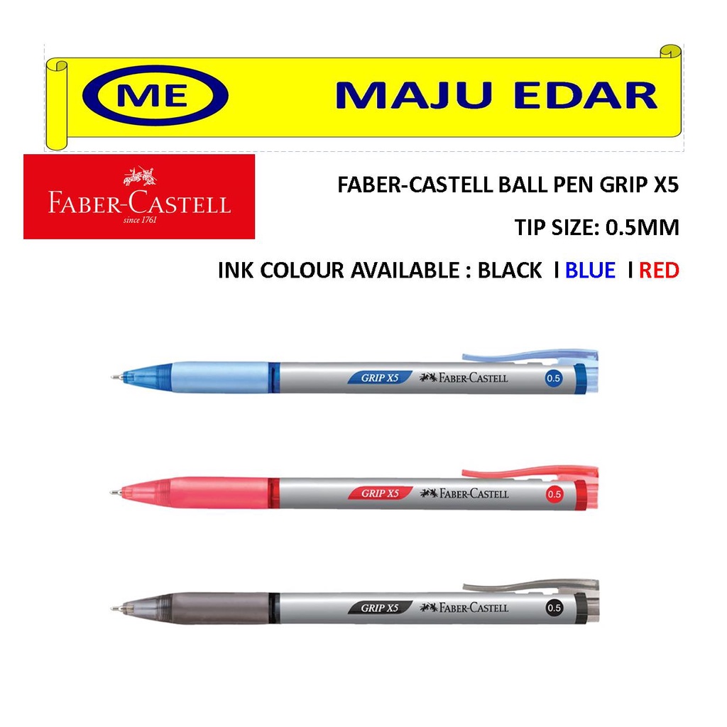 FABERCASTELL BALL PEN GRIP X5/X7 Shopee Malaysia