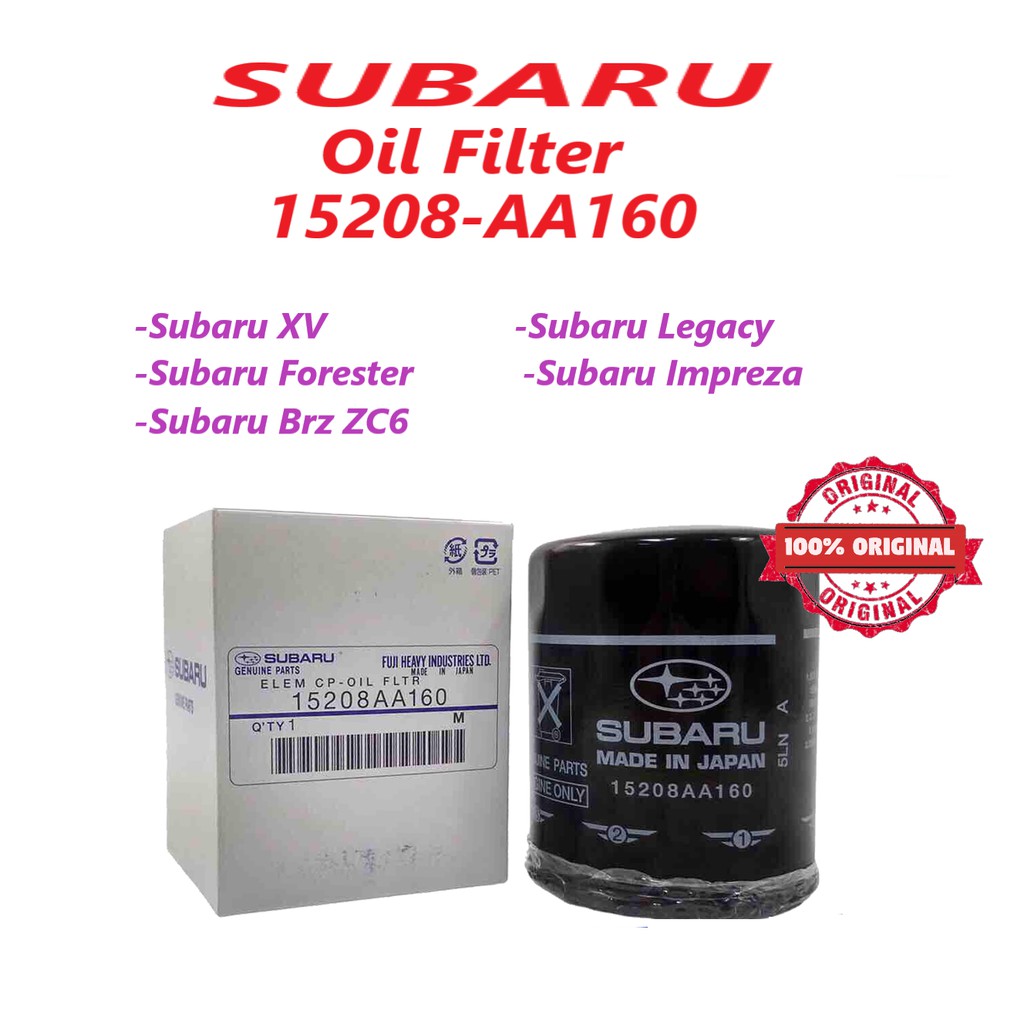 Subaru impreza outlet oil filter