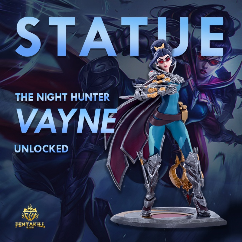 VAYNE Unlocked Statue League Of Legends Wild Rift LOL Official Products ...