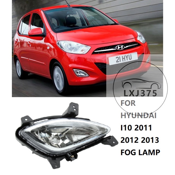 fog lamp light front bumper lamp light For HYUNDAI I10 2011 2012 2013 Shopee Malaysia