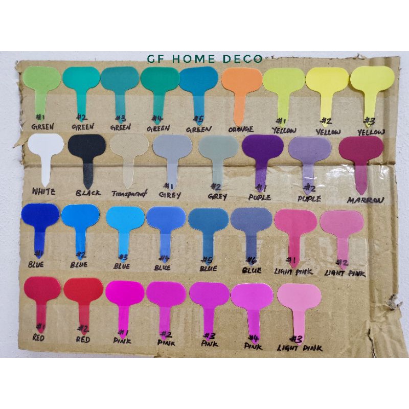 Plastic Plant Label Garden Farmland T-shape Tags Waterproof Nursery ...