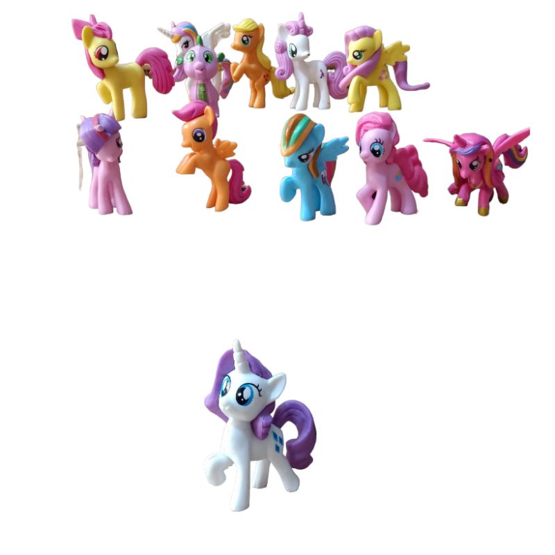 Kids Toys My little Pony Action Figure Pony 12pcs | Shopee Malaysia