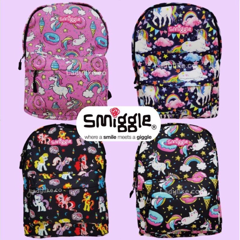 SMIGGLE BEG SEKOLAH SMIGGLE UNICORN SCHOOL BAG PONY BACKPACK