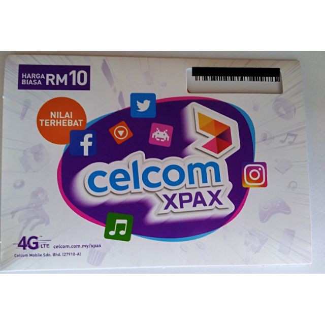 Celcom Pospaid Gold 20GB Data RM68 Shopee Malaysia