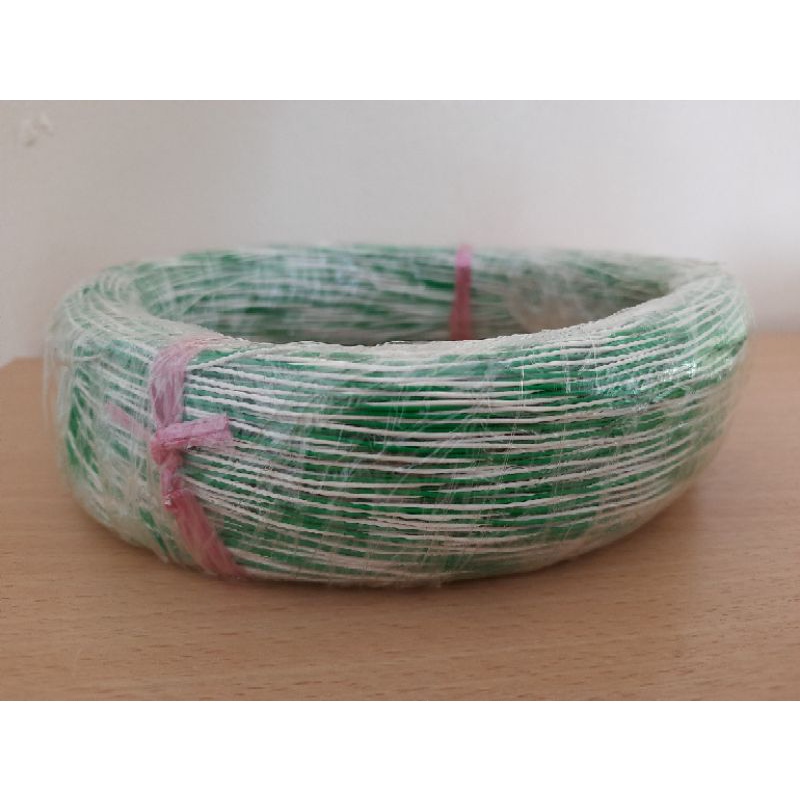 telephone jumper wire 0.5mm x 1 pair 250m/ roll white/green Shopee