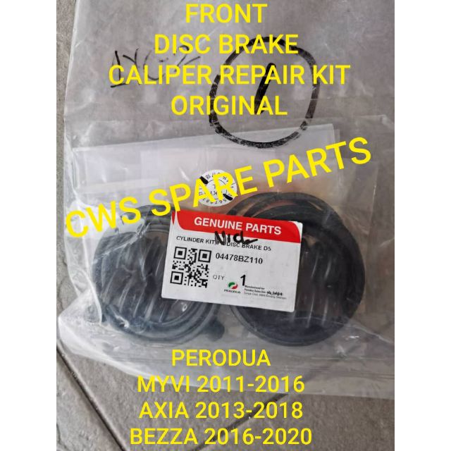 Original Front Full Disc Brake Seal Caliper Repair Kit Perodua Myvi