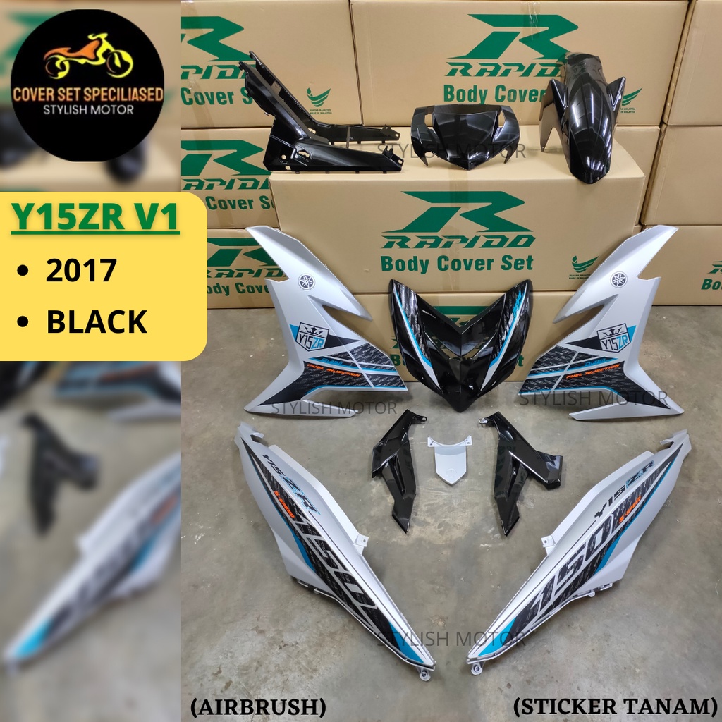 Rapido Cover Set Assembly Y Zr V Sticker Tanam Airbrush Shopee Malaysia