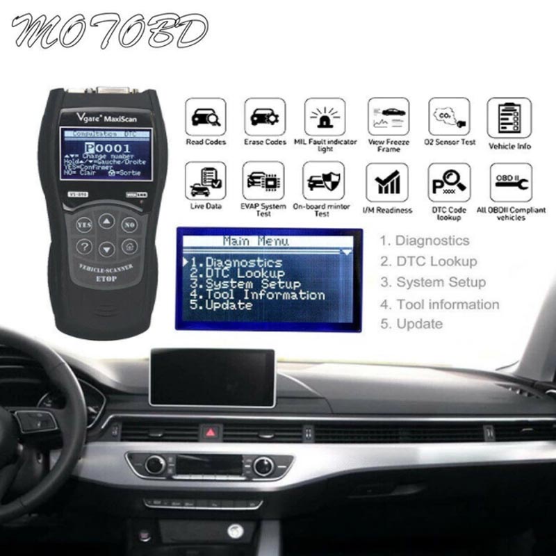 Newest Vgate VS890S OBD2 Diagnostic Scanner VS890 Vgate SCAN Tool VS