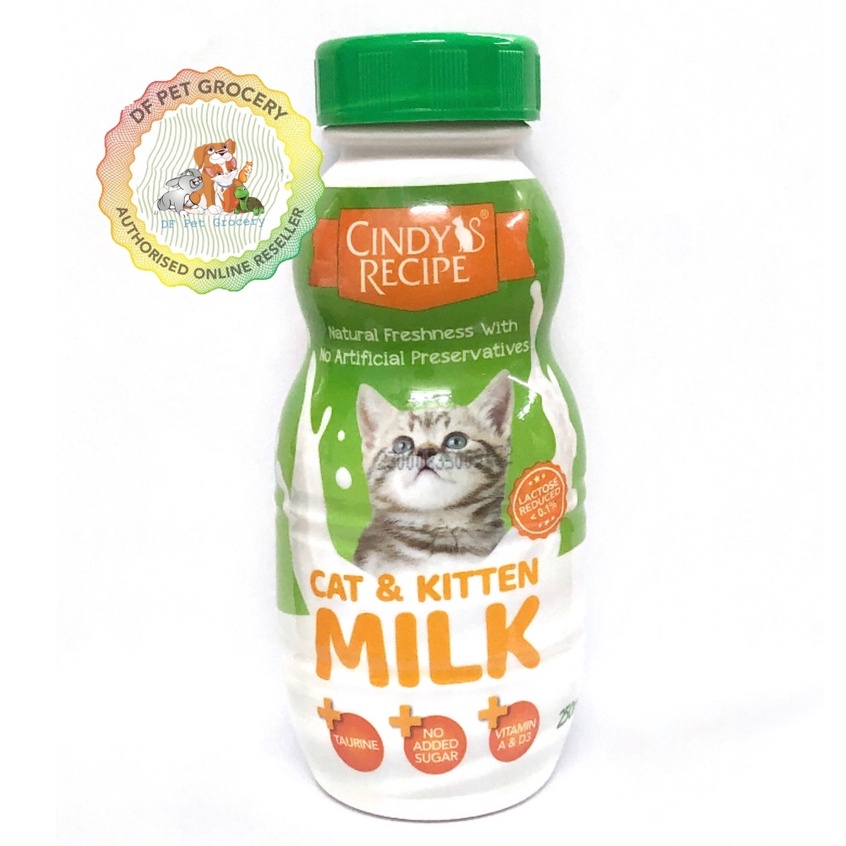 Cat milk outlet lactose