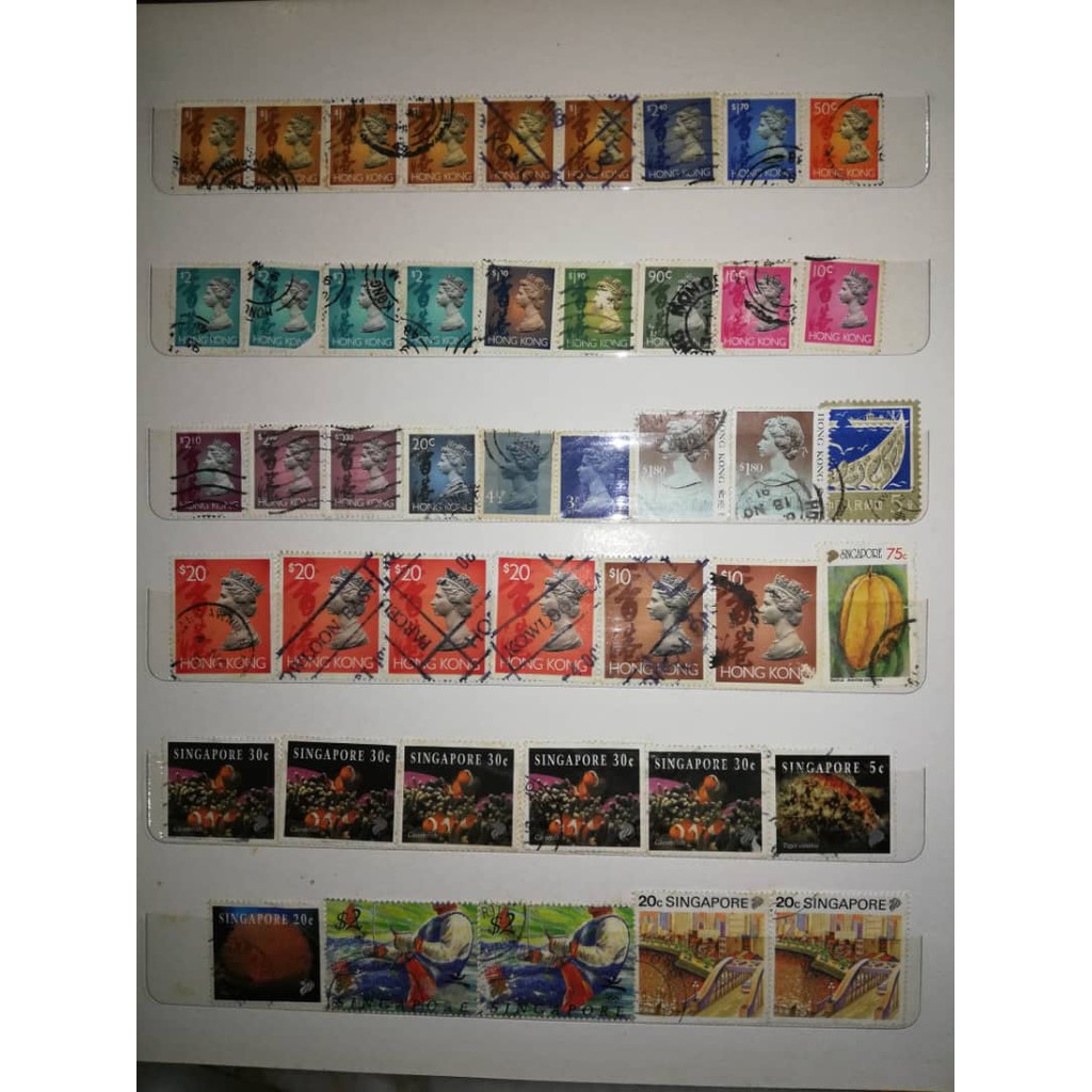Used Worldwide & Malaysia Old Stamps Collection | Shopee Malaysia
