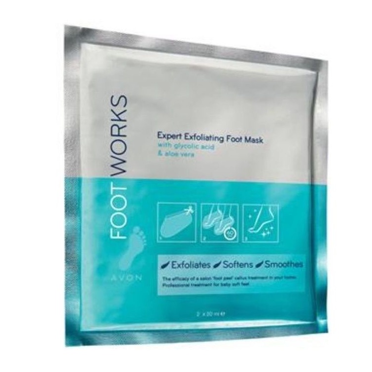Foot Works Exfoliating Foot Mask 2 X 20ml | Shopee Malaysia