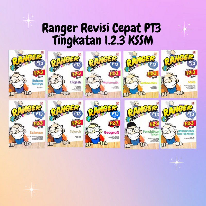 Buku Rujukan/Nota : RANGER Revisi Cepat PT3 Tingkatan 1.2.3 KSSM ...