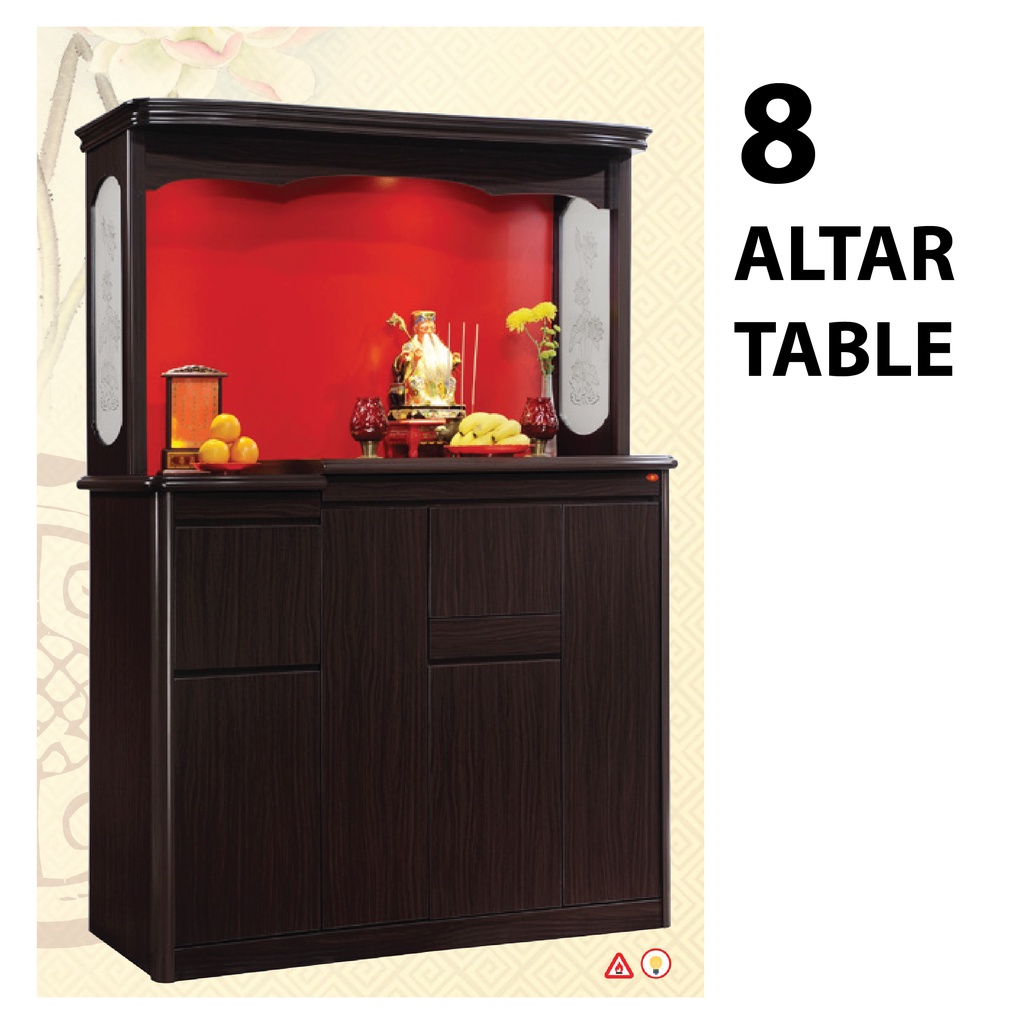 ALTAR TABLE / PRAYER CABINET WITH TOP / 神台/ BUDDHA TABLE / PRAYER TABLE ...