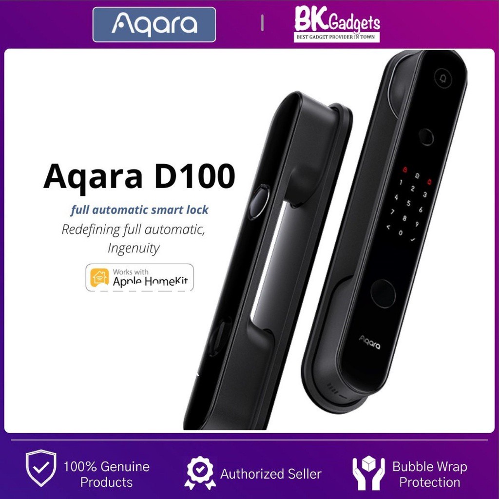 AQARA D100 Smart Door Lock [ Smart Door Lock ] - Global Version ...