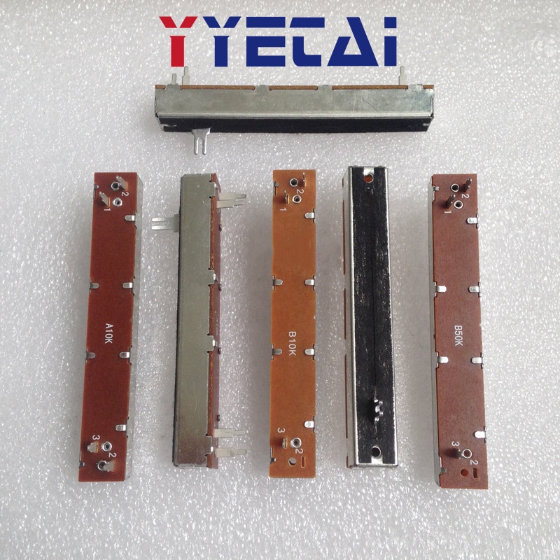 SL60V A10K B10K mixer fader 88mm straight sliding potentiometer volume