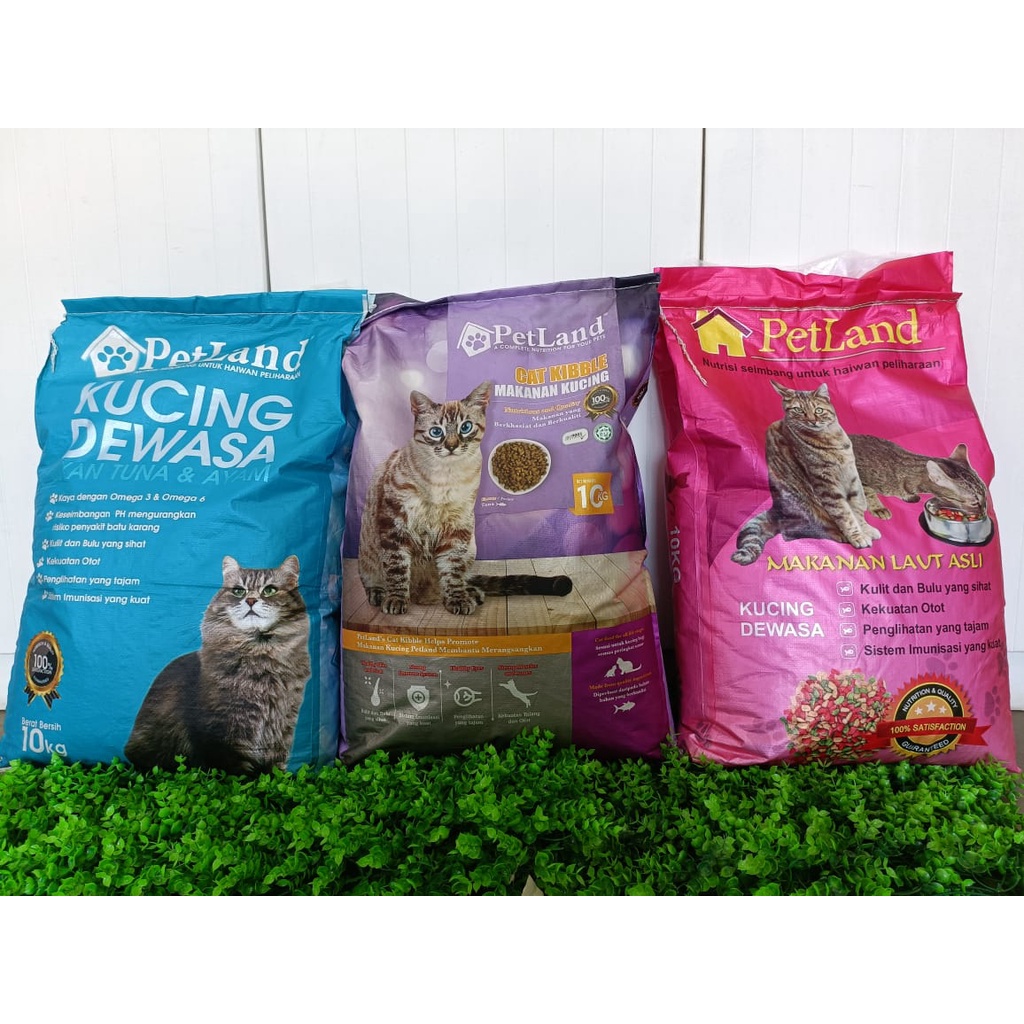 Petland Cat Food / Makanan Kucing (10KG) *Ready Stock* Shopee Malaysia