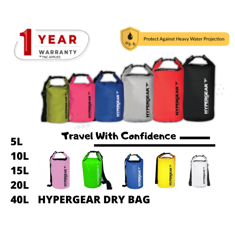 READY STOCK] ORIGINAL HYPERGEAR DRY BAG 5L