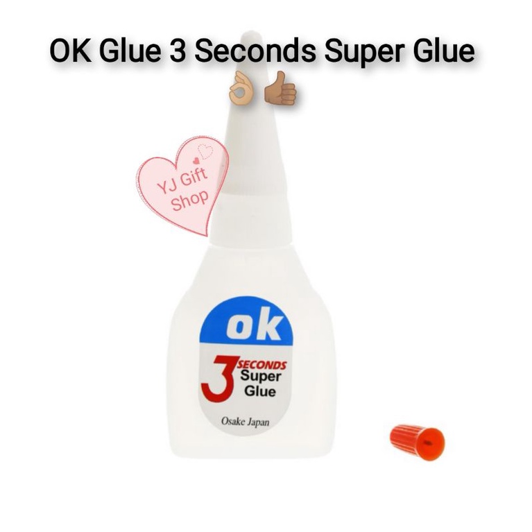 3RING OK 3 Seconds Original Super Glue