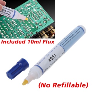 BONKOTE Flux-PEN 102 Flussmittelstift mit Feinfilz 12,5mm lang und 4,5mm breit, 7 ml, unbefüllt