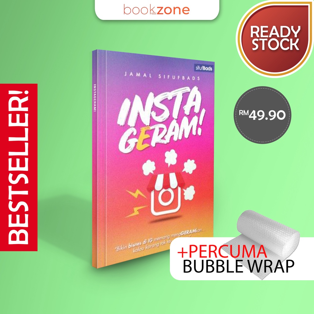 [ 100 Original ] INSTAGERAM! Karya Sifu Jamal & Munir Razak Terbitan Sifufbads Sdn Bhd READY