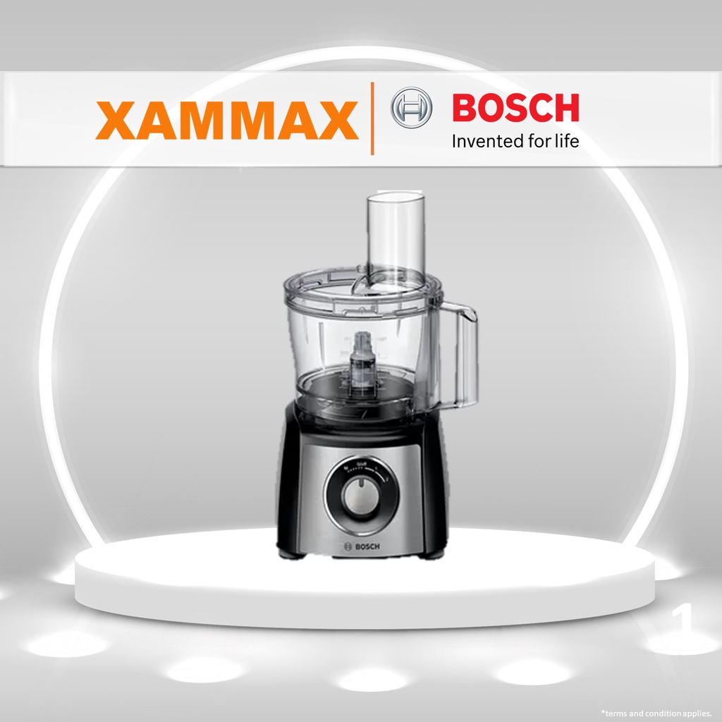 Bosch MCM3501MGB Food Processor MultiTalent 3 800 W Stainless