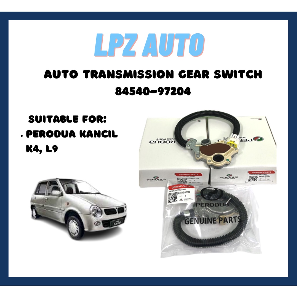 PERODUA KANCIL K4, L9 AUTO TRANSMISSION GEAR SWITCH/ NEUTRAL SAFETY