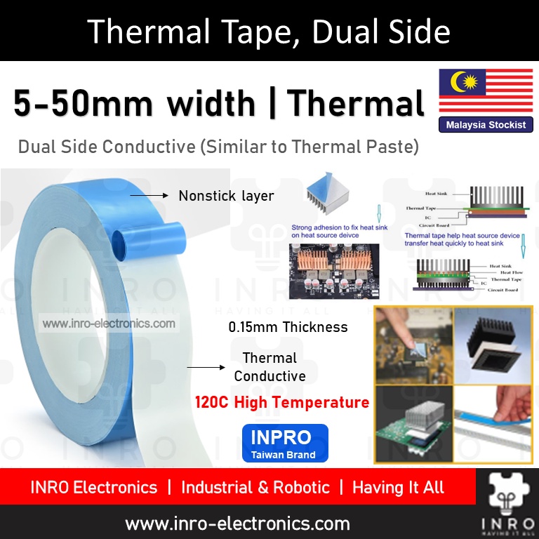 Thermal Conductive Tape Tapes, Heat Sink Compound Tapes, Dual Side