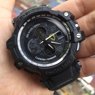 G shock cheap with ferrari logo