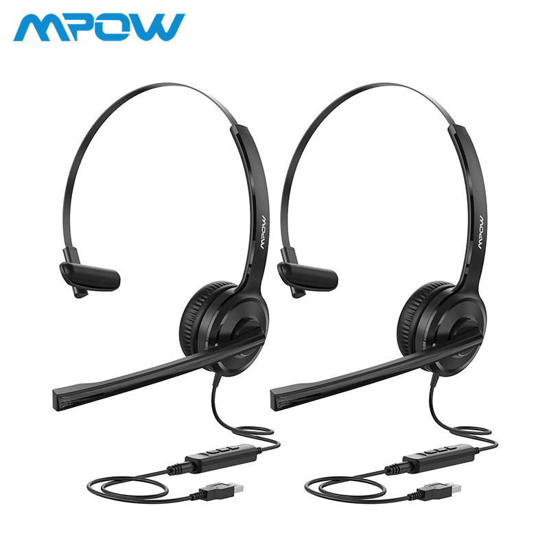 Mpow wired usb headset hot sale bh323a