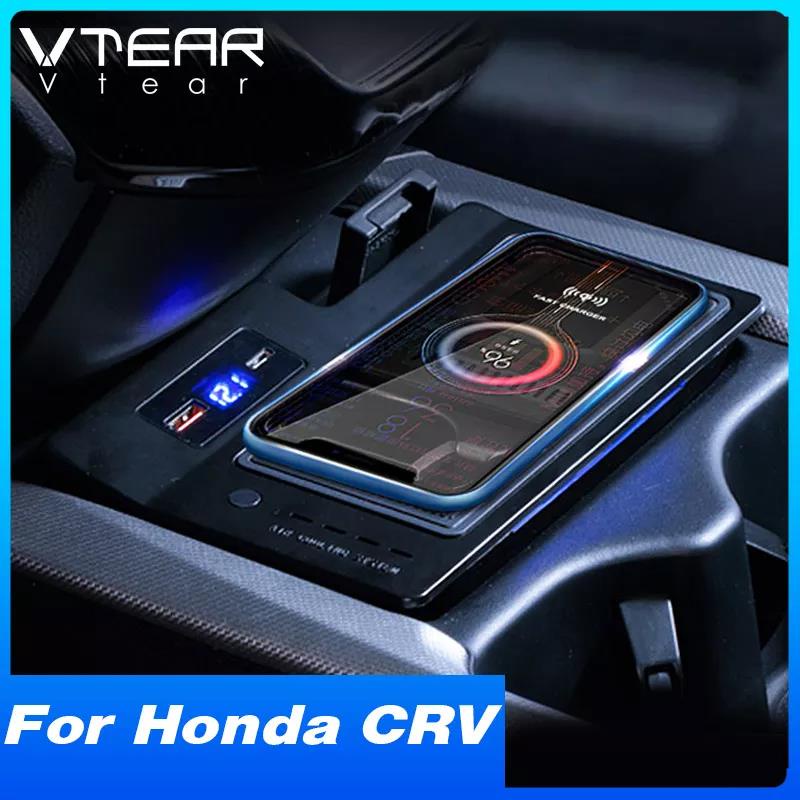 Car Qi Wireless Charger For Honda CRV CRV 20172021 Accessories