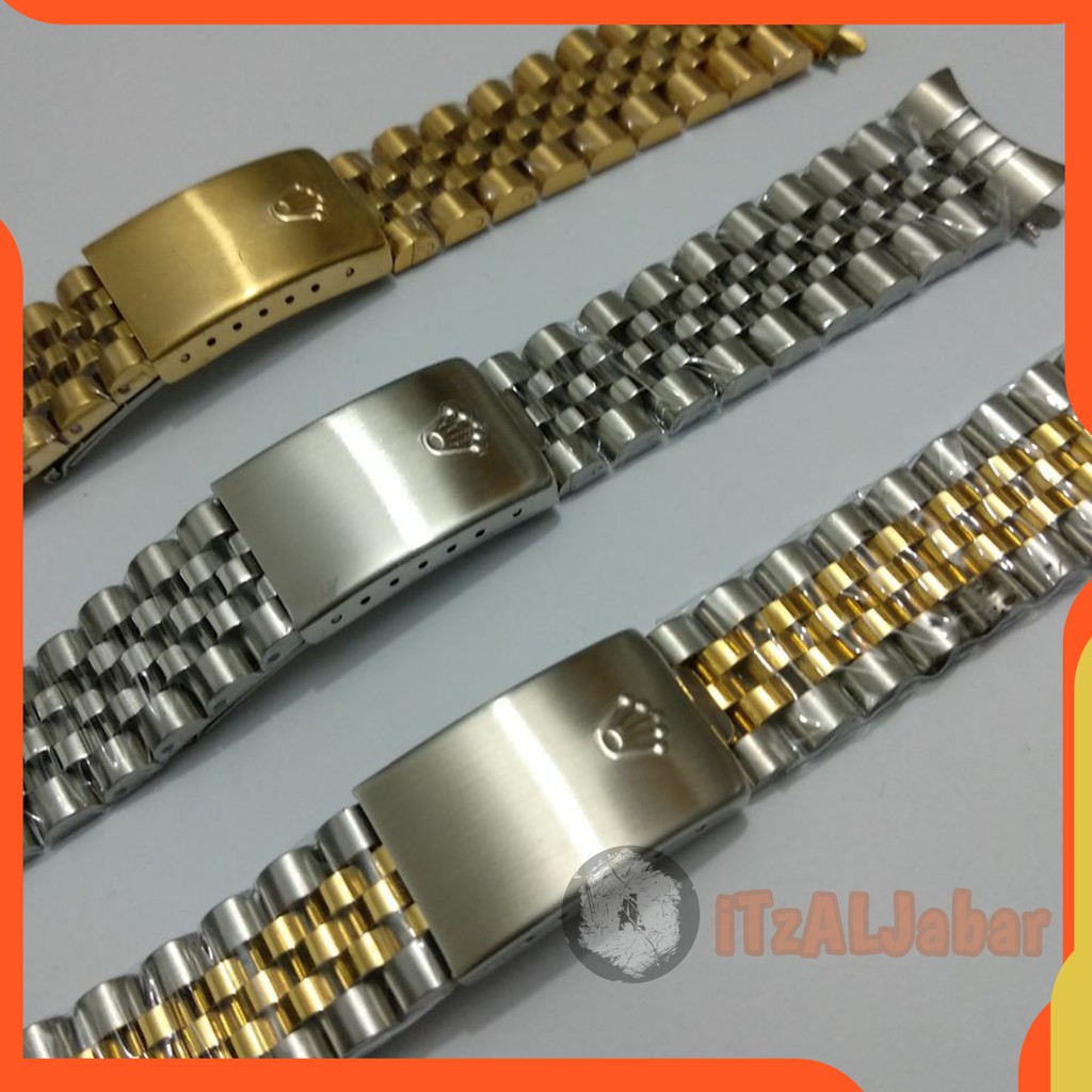 Rolex Datejust 20mm watch Strap Rolex 20mm chain watch Strap | Shopee ...