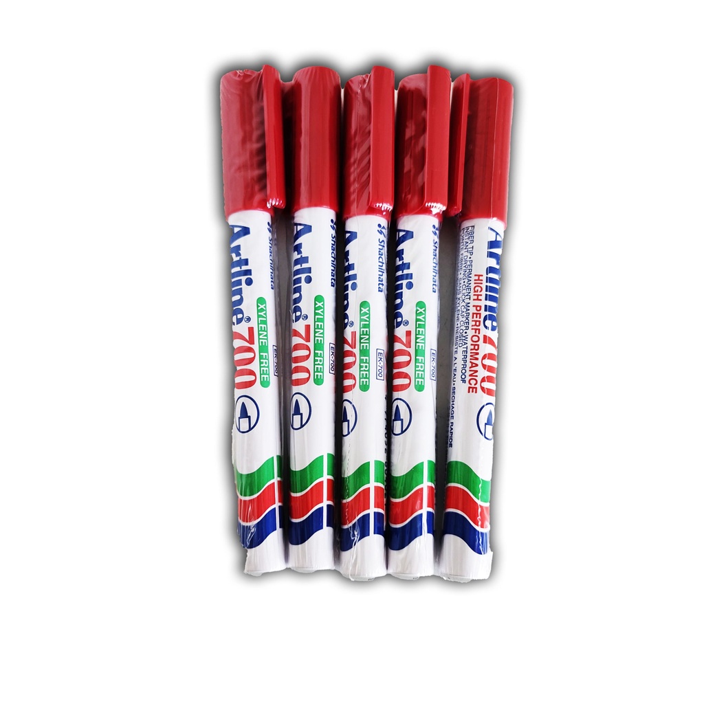 Artline 700 Permanent Marker (RED-12Pcs) | Shopee Malaysia