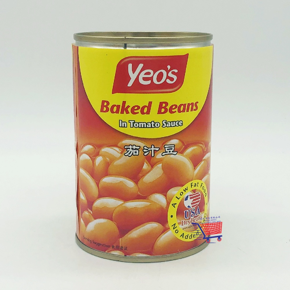 [YEO'S] BAKED BEANS IN TOMATO SAUCE 茄汁豆 425G Shopee Malaysia
