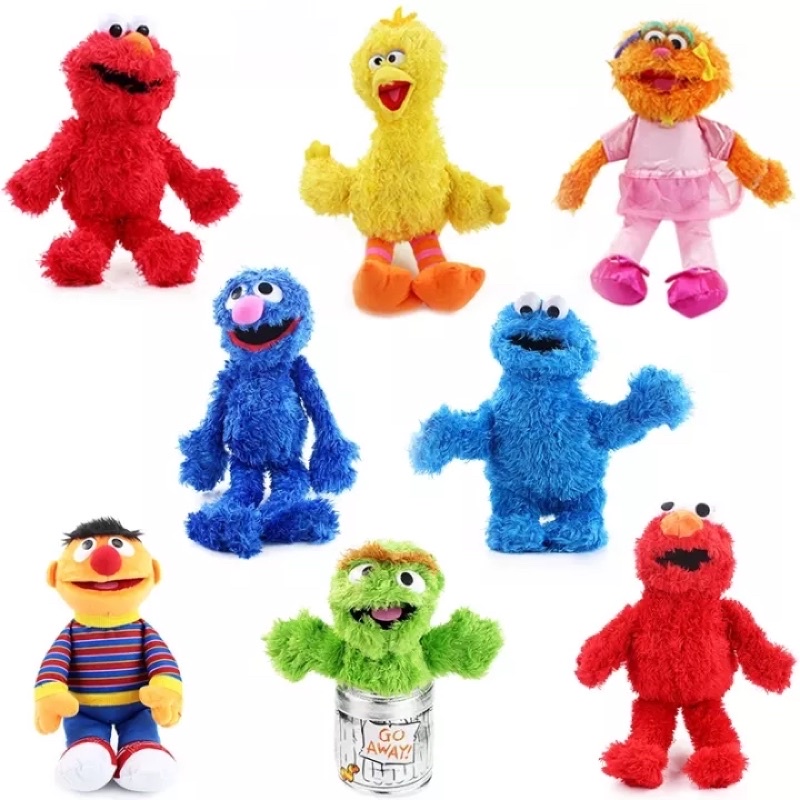 Sesame Street Plush Elmo cookie Monster Bear Doll baby kids infant Soft ...