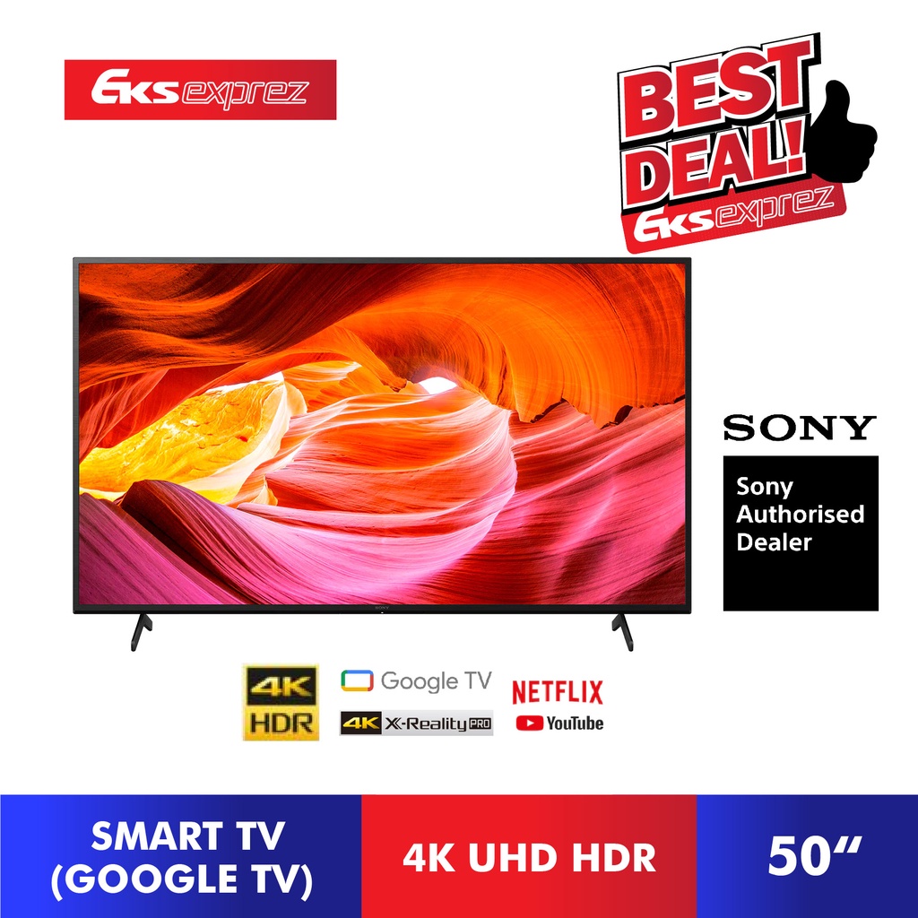 [FREE SHIP] Sony 50" X75K 4K Ultra HDR Smart TV (Google TV) KD-50X75K ...