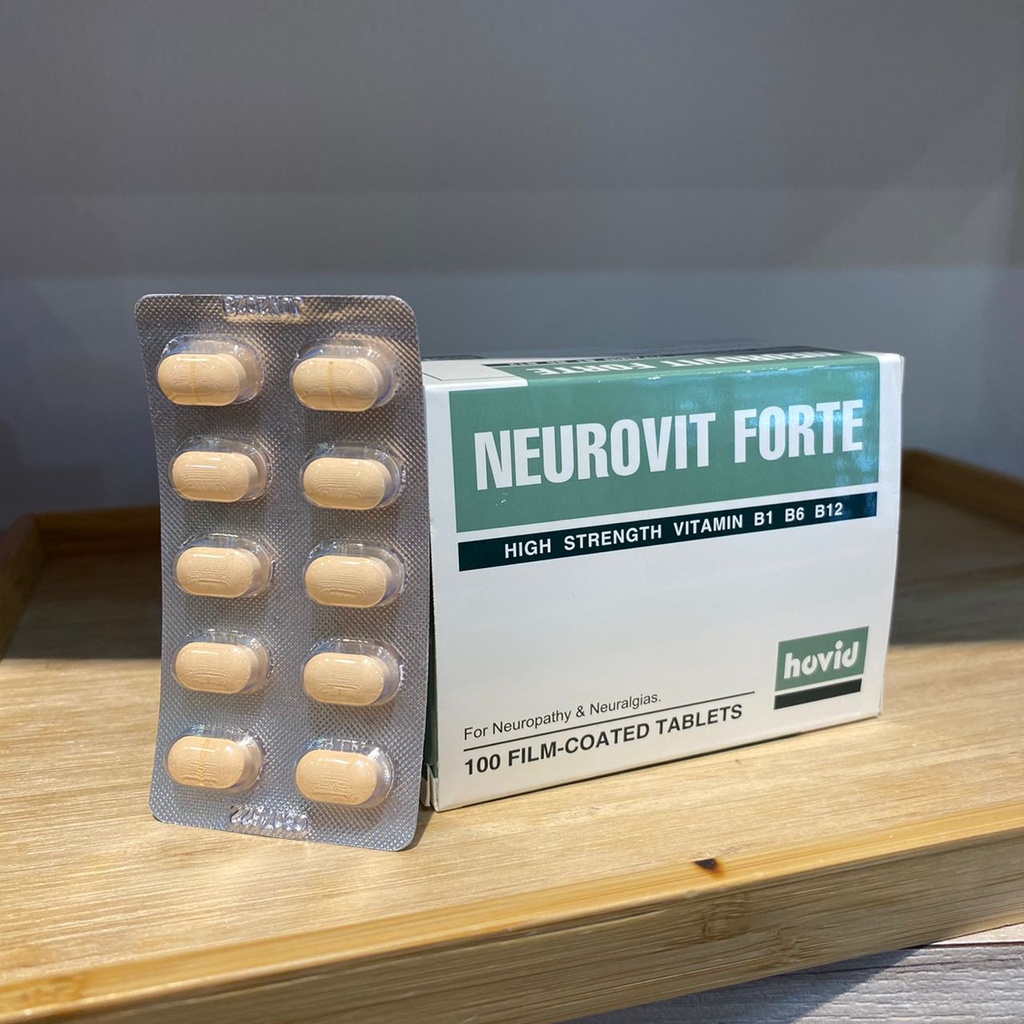 Hovid Neurovit Forte Vitamin B1 B6 B12 (100 Tablets) Shopee Malaysia