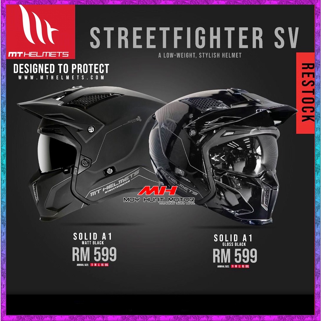 MT MT Helmet Street Fighter