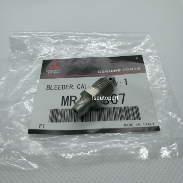 ORIGINAL MITSUBISHI BREMBO BRAKE CALIPER BLEEDER SCREW Shopee Malaysia