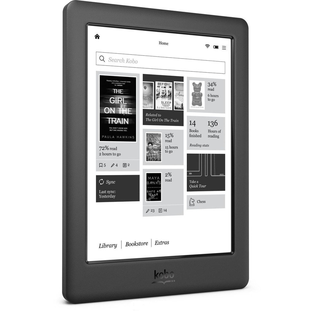 Ebook reader KoBo glo HD 300PPI ebook touch ink electronic screen HD