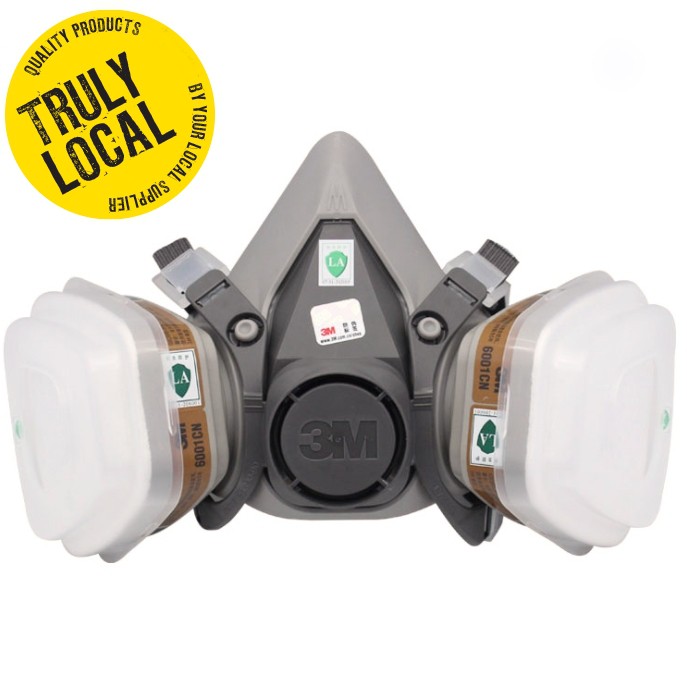 Masque Respiratoire Complet 7 Pièces - Pour Peinture, Pulvérisation, Produits Chimiques