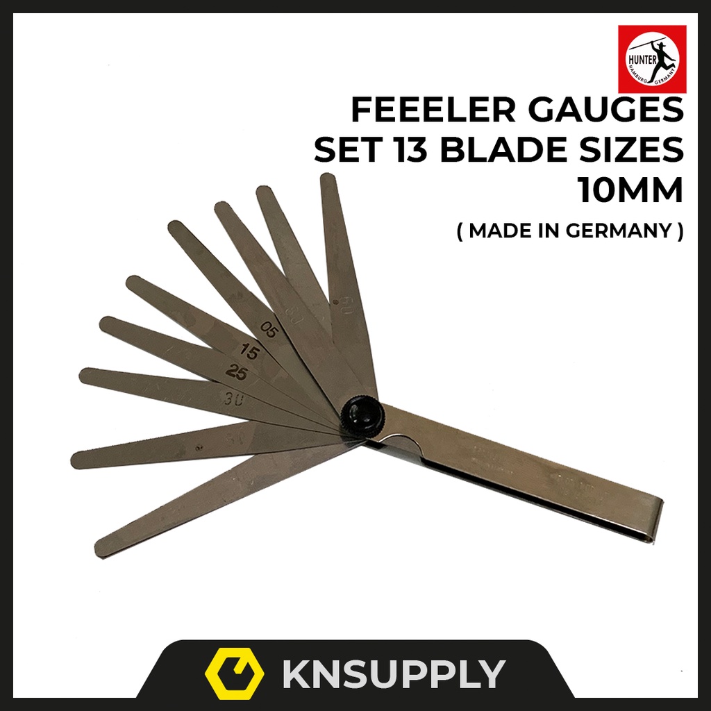 HUNTER FEELER GAUGES SET 13PCS (MADE IN GERMANY) Shopee Malaysia