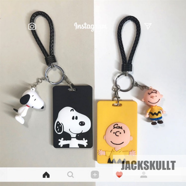 Cartoon Snoopy Charlie Card Holder Id Identification Easy | Shopee Malaysia