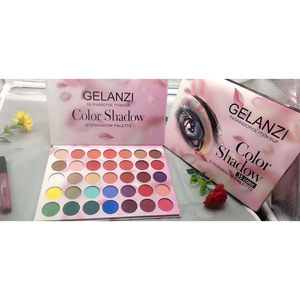 Gelanzi Professional Makeup 35 Color Eyeshadow Palette Shopee Malaysia