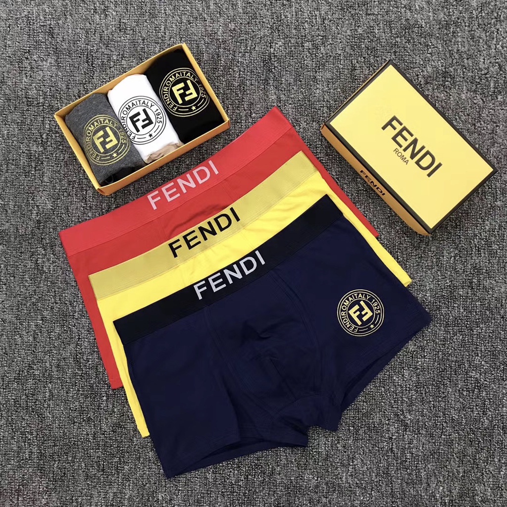 【Hot Sell】Original FE*DIs Underwear Men's Sports Boxer Briefs Men's