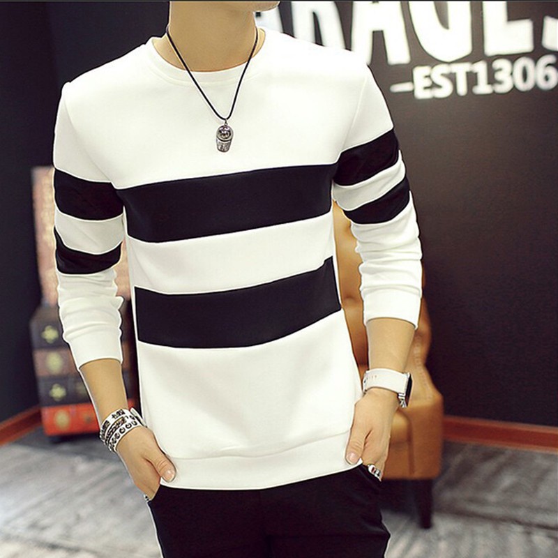 Hot Sale Man Fashion Long Sleeve Autumn And Winter Men'S T-shirt Baju ...