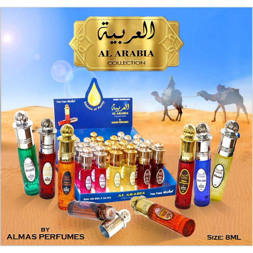 8ML PERFUMES | AL ARABIA COLLECTION by ALMAS | Shopee Malaysia