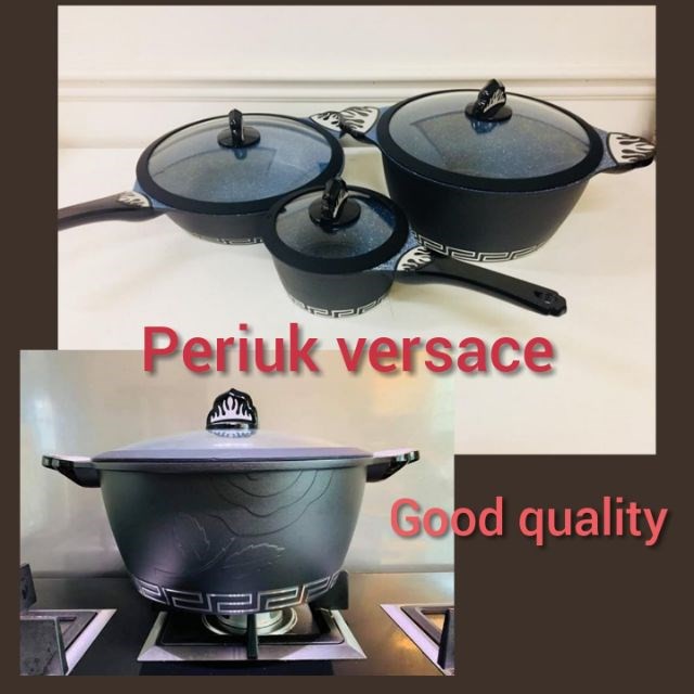 K&I GERMANY COOKWARE SET (VERSACE) MARBLE COATING Shopee Malaysia